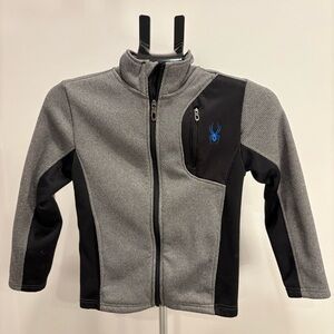 Spyder Gray Zip Jacket KIDS
